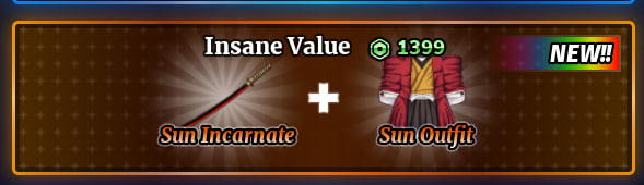 Sun Incarnate+Sun Outfit